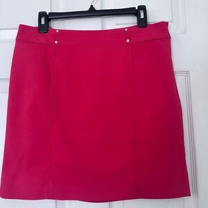 White House Black Market pencil skirt, red, size 8